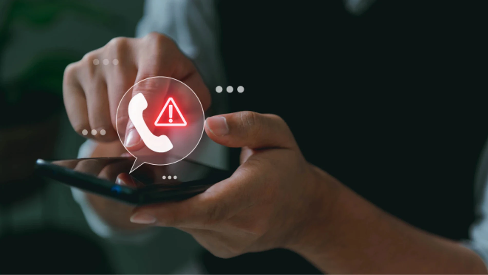 Warning about a possible fraudulent call