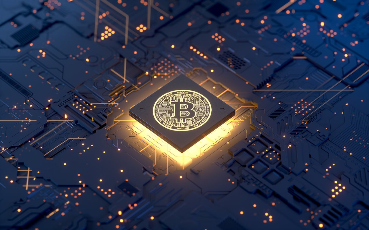 Illustration of cryptocurrencies